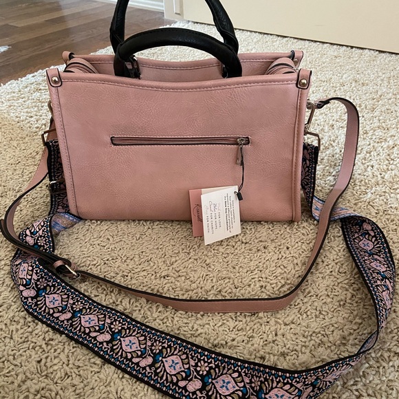 Brand New K.Carroll pink Top handle/Crossbody Bag - Picture 4 of 7